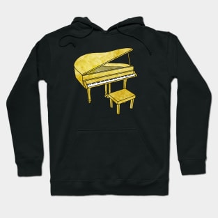 Gold Piano Hoodie